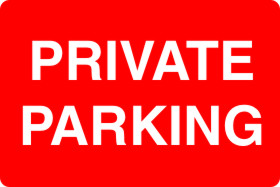 Private Parking Rigid Board Sign